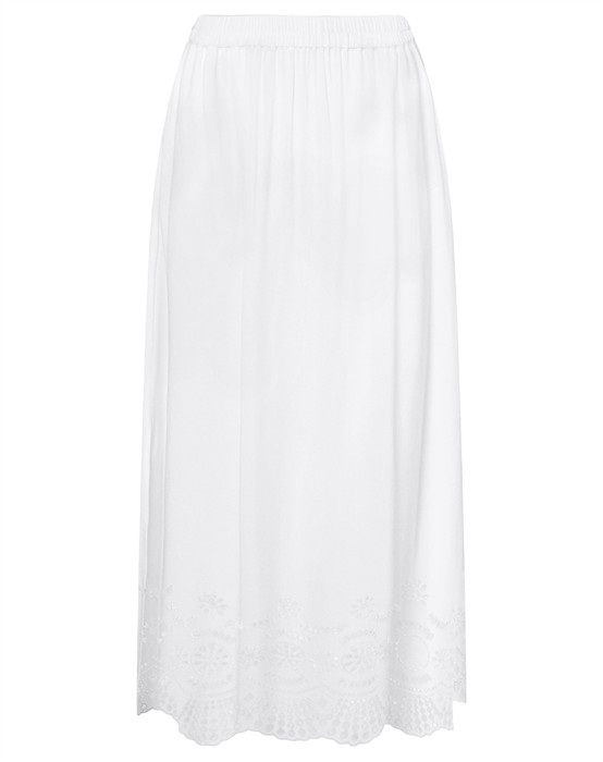 Lou Life Embroidery Long Nederdel